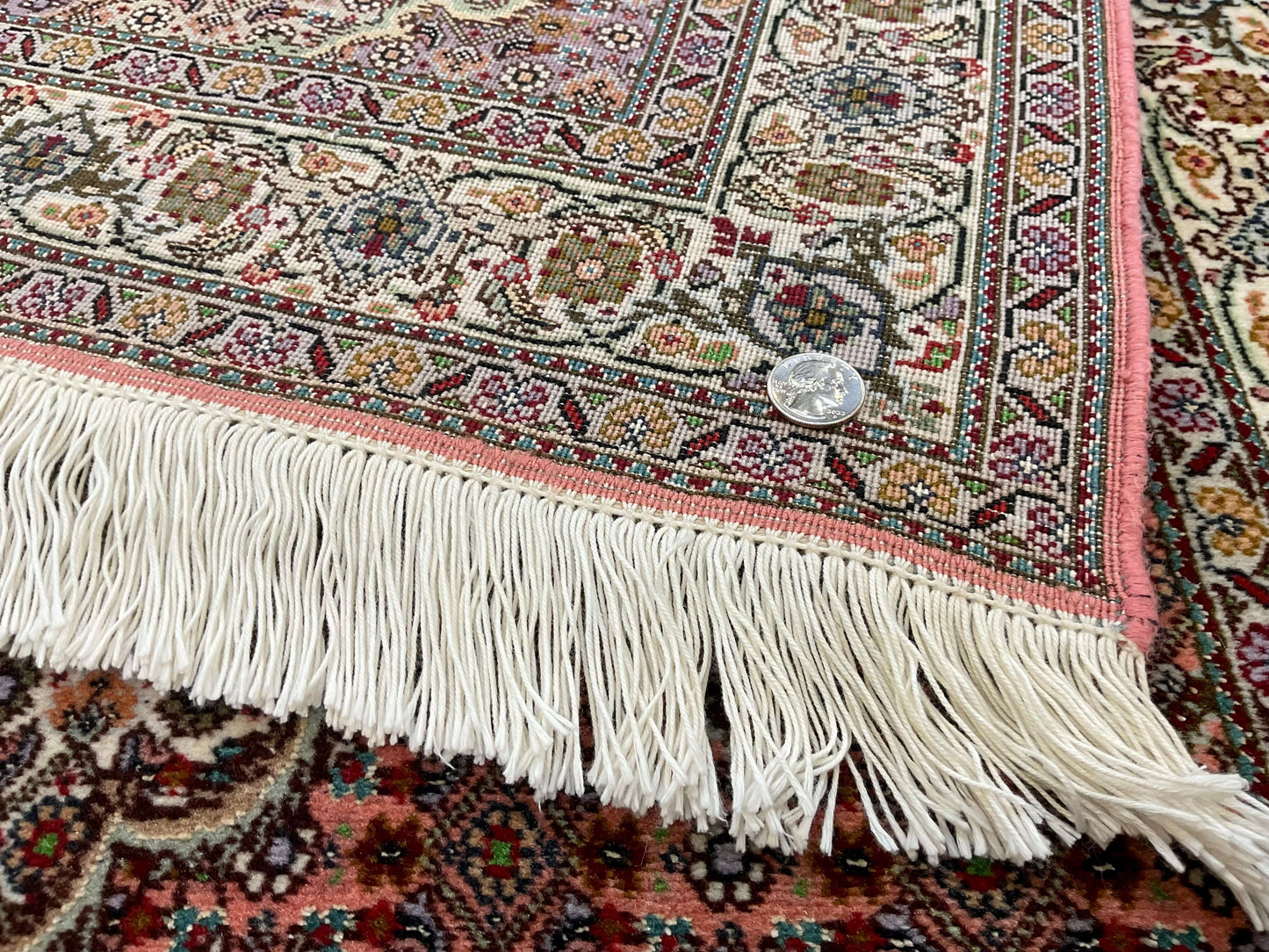 Persian Tabriz (2'09"x10'02") peach/ivory