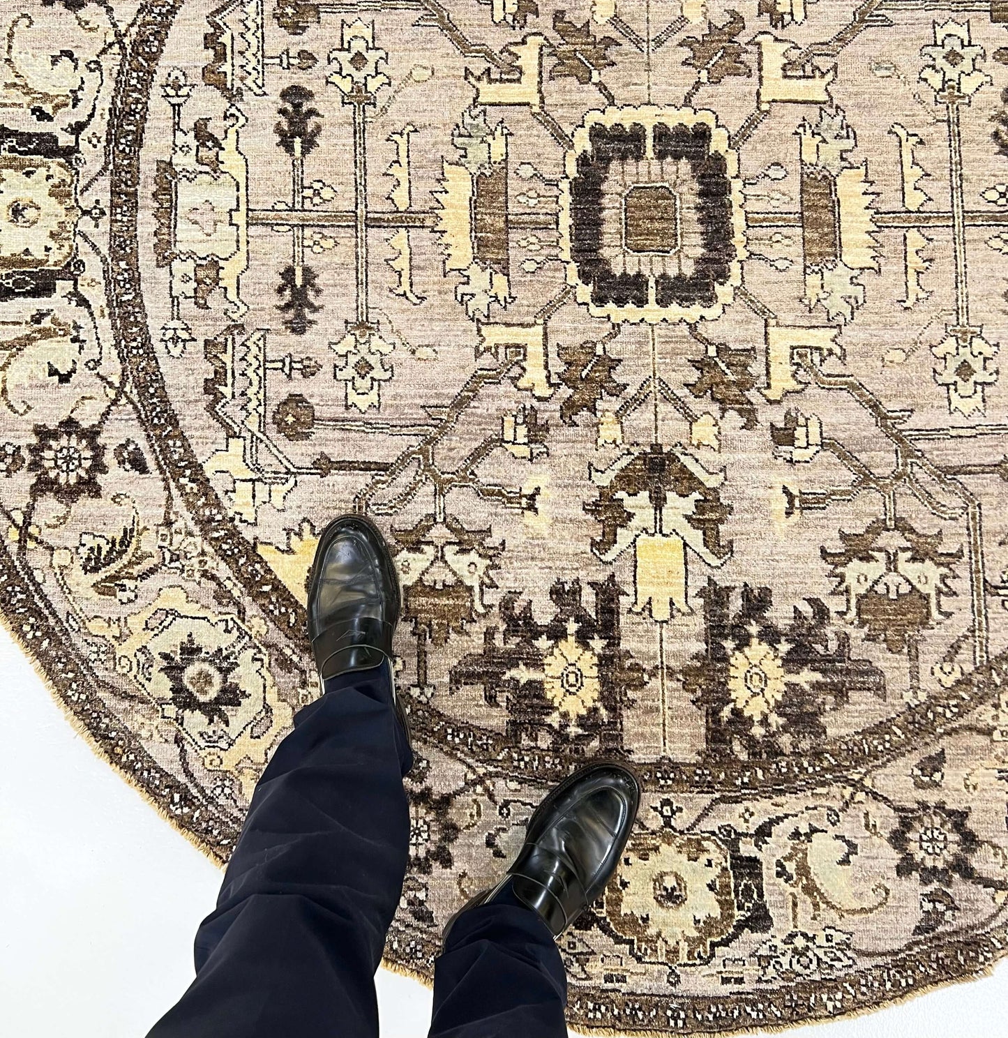 Afghan Heriz (6'00" Round)