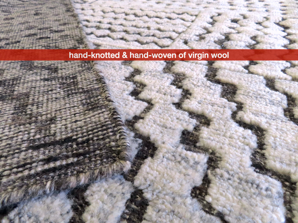 Moroccan-Style (8x10) ivory/gray