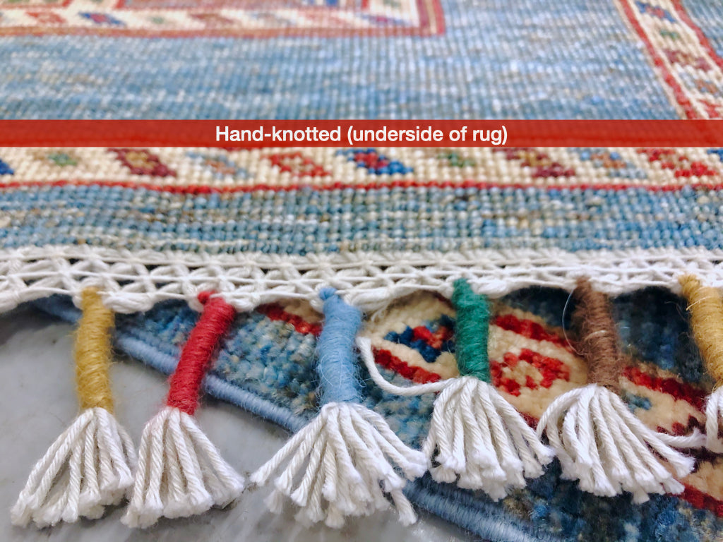 Turkish Shawl mt/blue 11' Runner