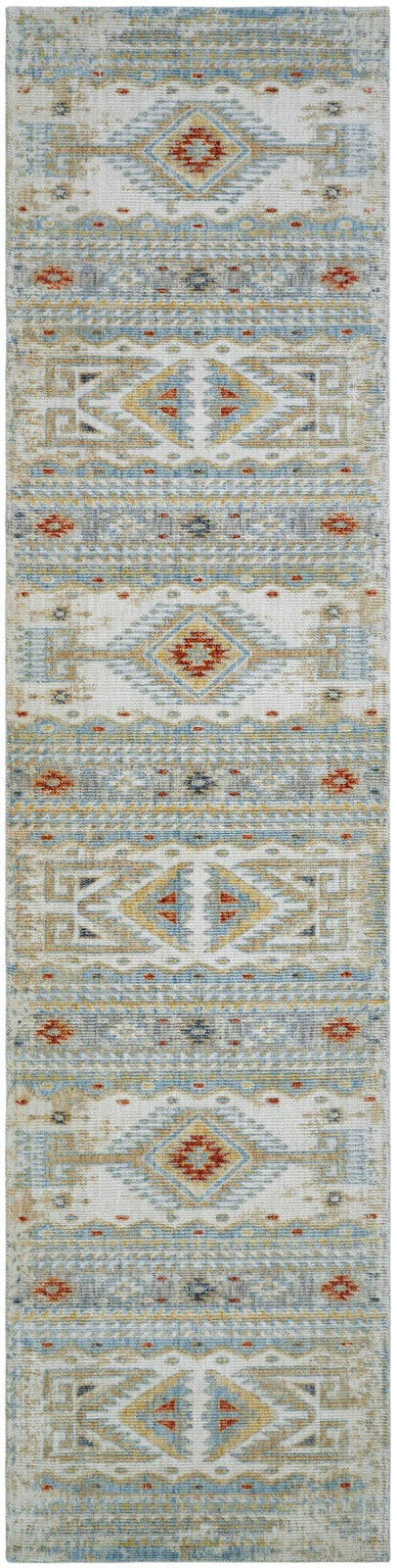 Belmont Collection 113862 Ivory/Blue/Multicolor