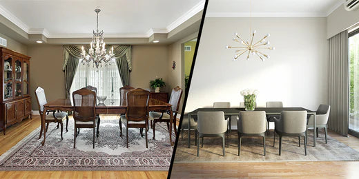 Fitting a Rug into Your Dining Room