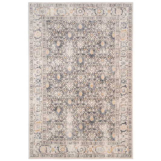 Full view of Acadia Collection Slate Gray imported area rug