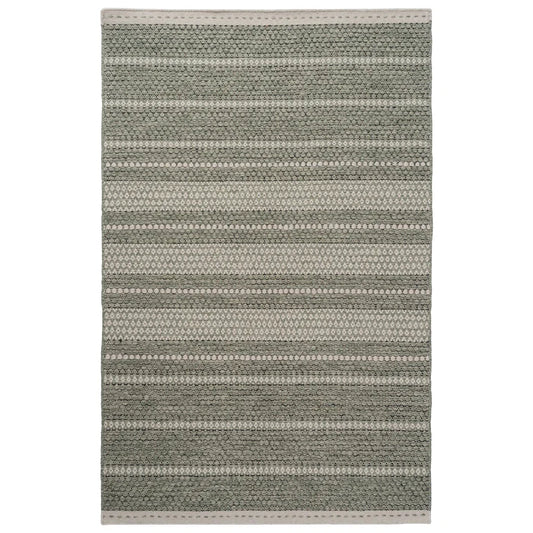 Top view of area rug | Alpine Collection Green