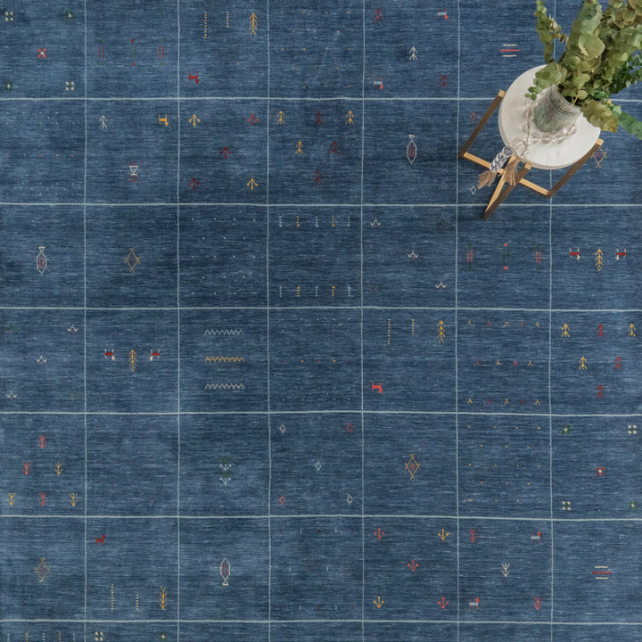 Indo-Gabbeh II Collection - Cobalt Blue