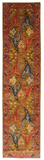 Afghan Bidjar (2'10"x11'08") dark gold/red/navy