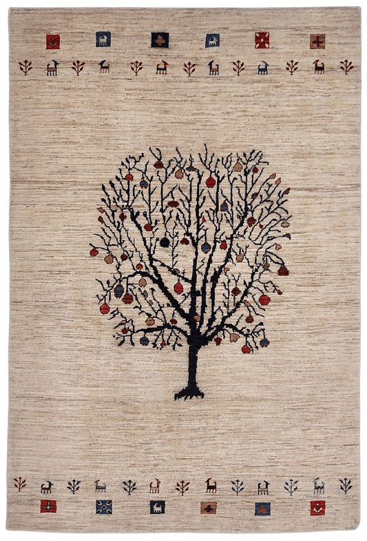 Luri Tree of Life (4'01"x6'01") Ivory