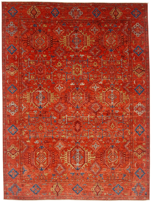 Aryana-Caucasian (8'11"x11'10") red