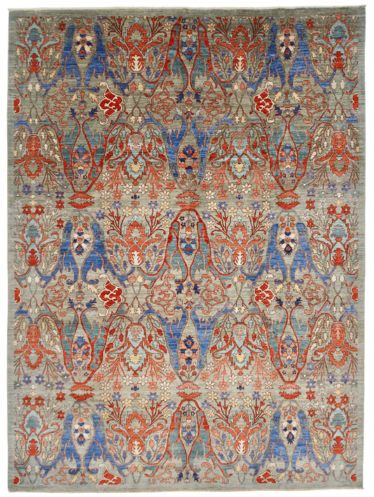 Aryana-Bidjar (9'00"x12'02") light green