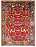 Aryana - Mirage/Sultanabad (9'00"x11'10") burgundy/navy