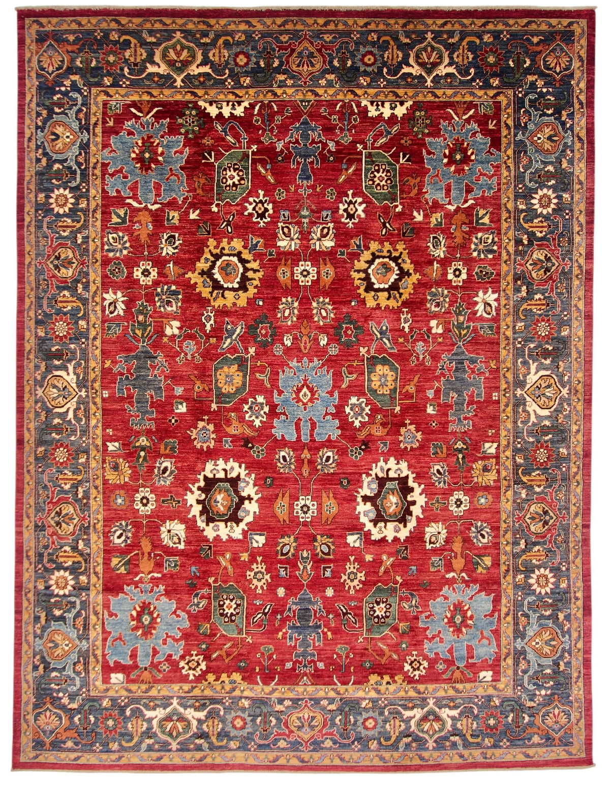 Aryana - Mirage/Sultanabad (9'00"x11'10") burgundy/navy