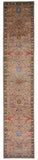 Faryab - Bidjar (2'08"x13'07") camel/green