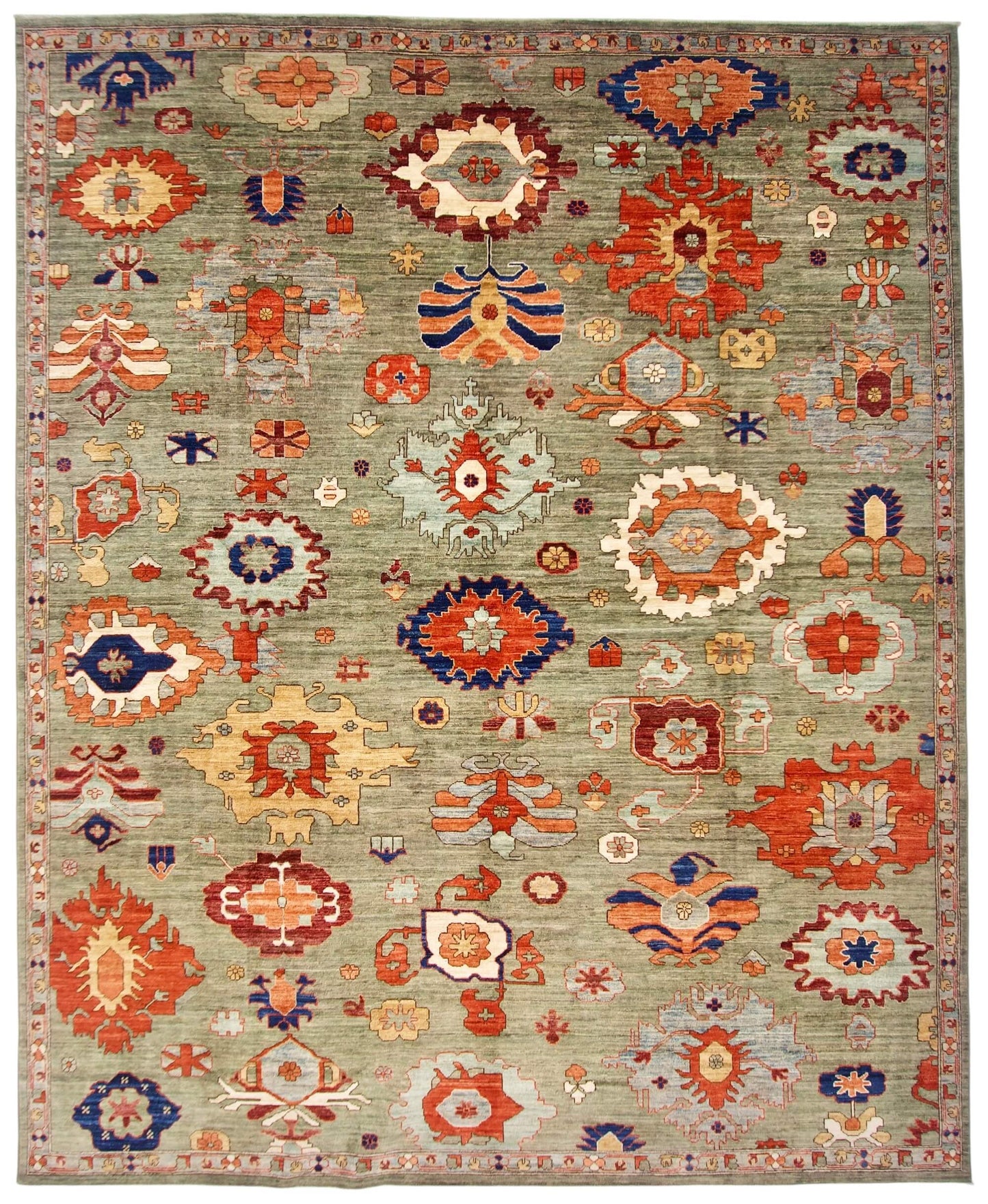 Aryana - Oushak (8'03"x10'02") green