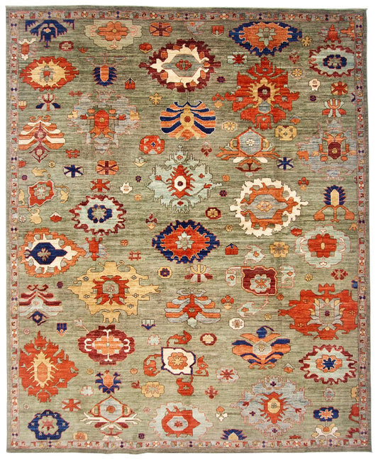 Aryana - Oushak (8'03"x10'02") green