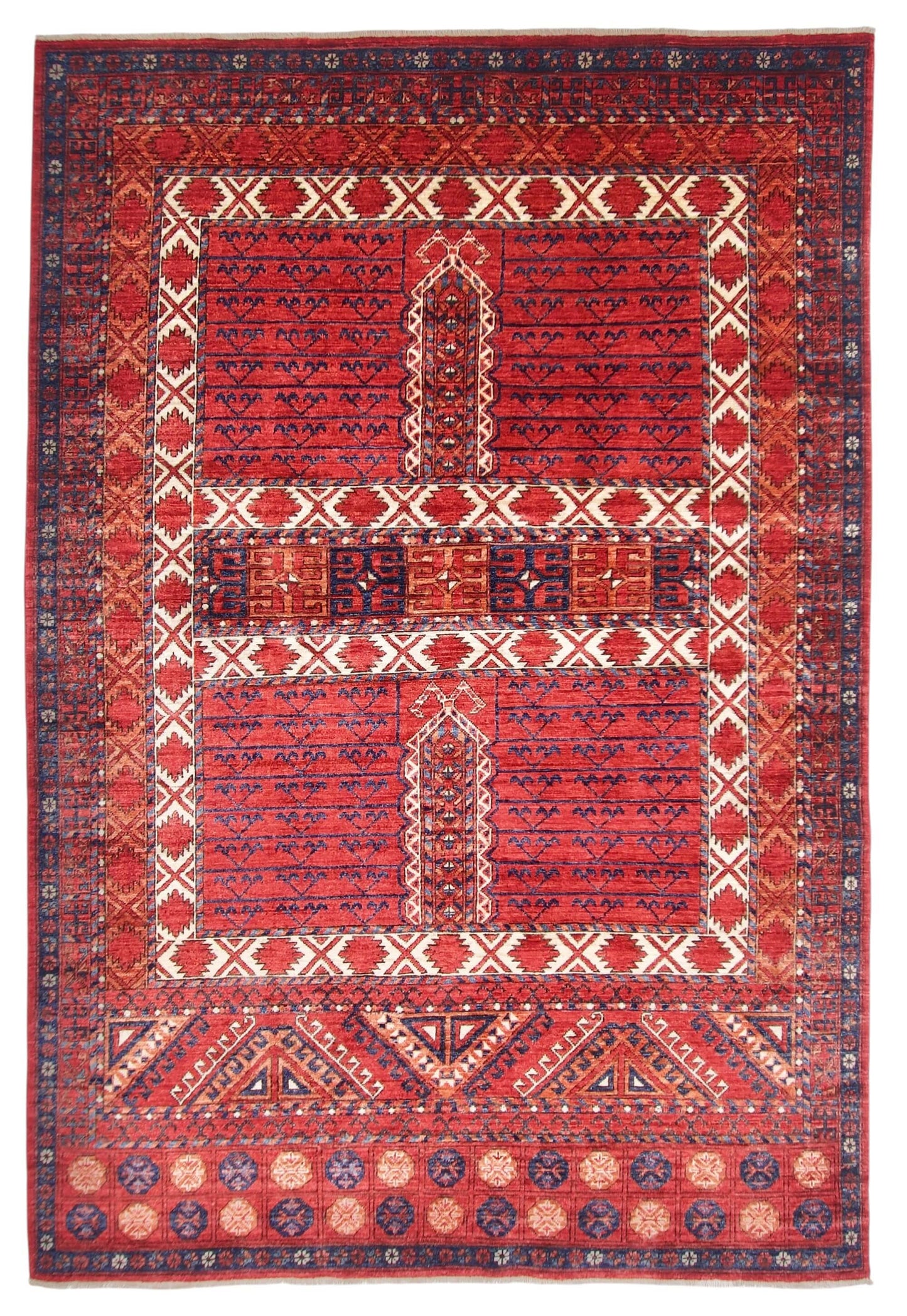 Aryana - Hatchlu (6'00"x8'10") dk.red