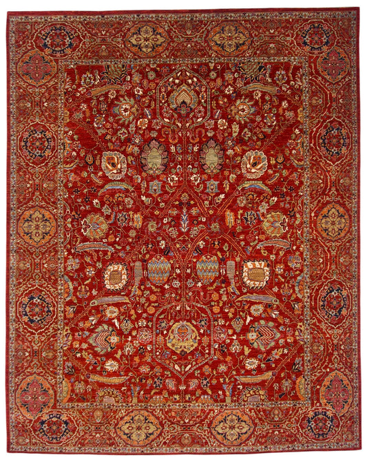 Nooristan - Fine Sultanabad (8'01"x10'02) red
