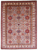 Super Kazak (9'00"x12'00") slate gray