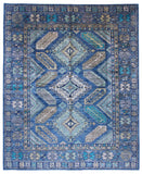 Aryana - Cuacasian Kazak Revival (8'01"x9'10") blue tones