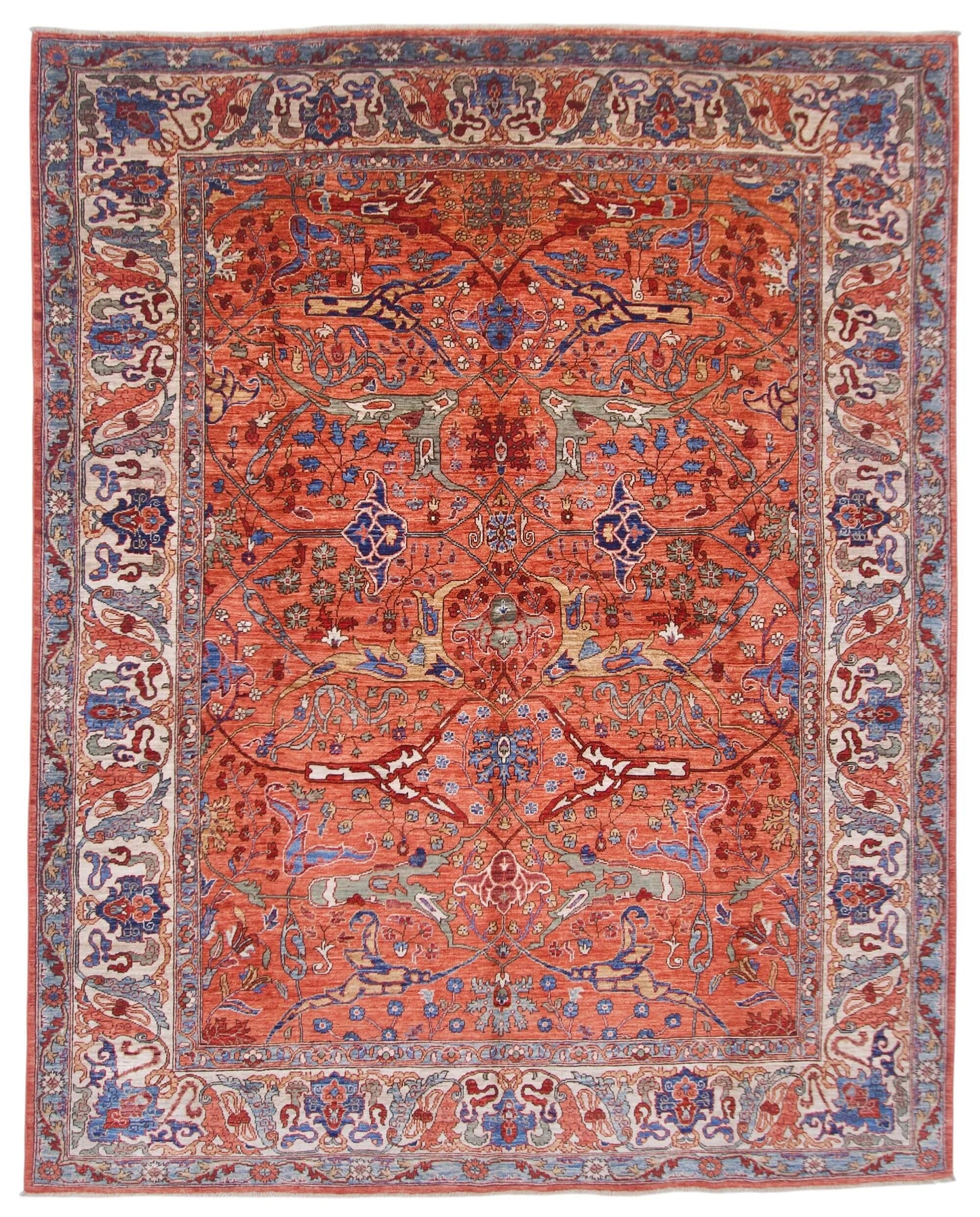 Aryana - Bidjar (7'09"x9'09") light rust/ivory