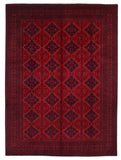 Khal Mohammadi (8'04"x11'02") red/deep indigo