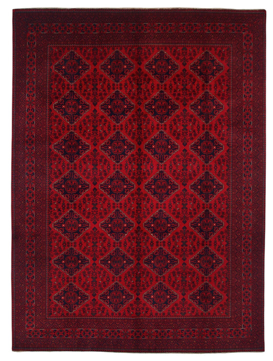 Khal Mohammadi (8'04"x11'02") red/deep indigo