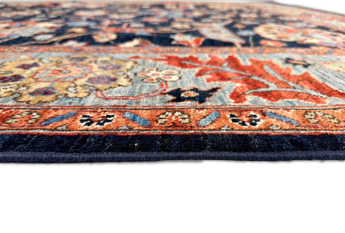 Aryana - Bidjar (6'01"x8'07") deep indigo/ivory/multicolor