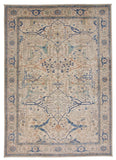 Faryab - Bidjar (6'01"x8'07") ivory/blue