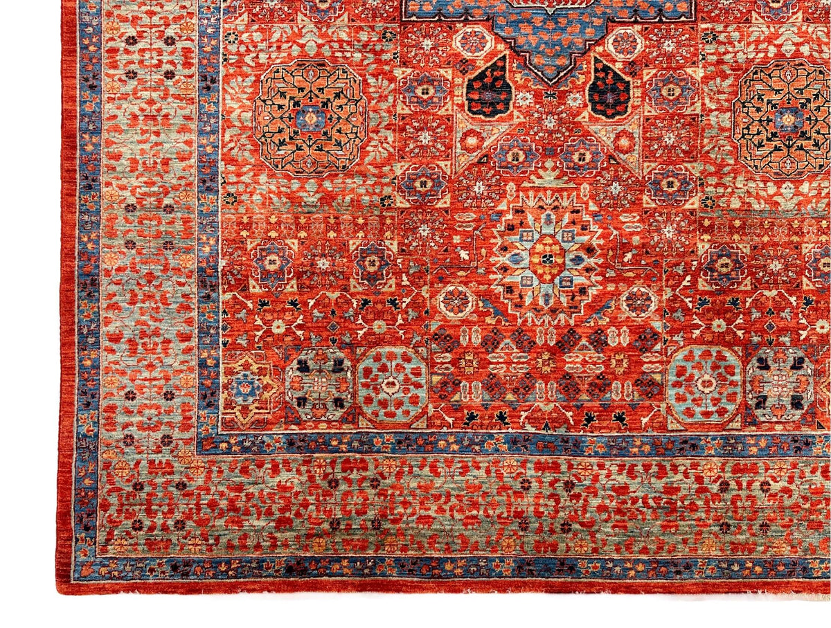 Nooristan - Mamluk (6'01"x8'09") red/teal