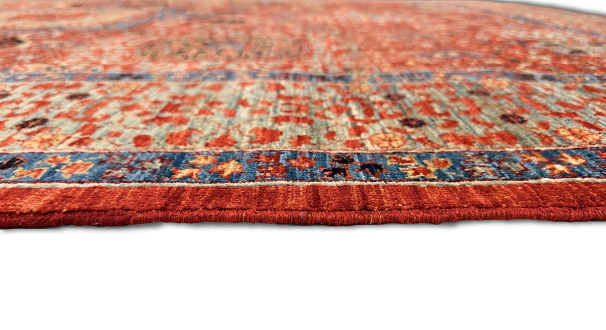 Nooristan - Mamluk (6'01"x8'09") red/teal