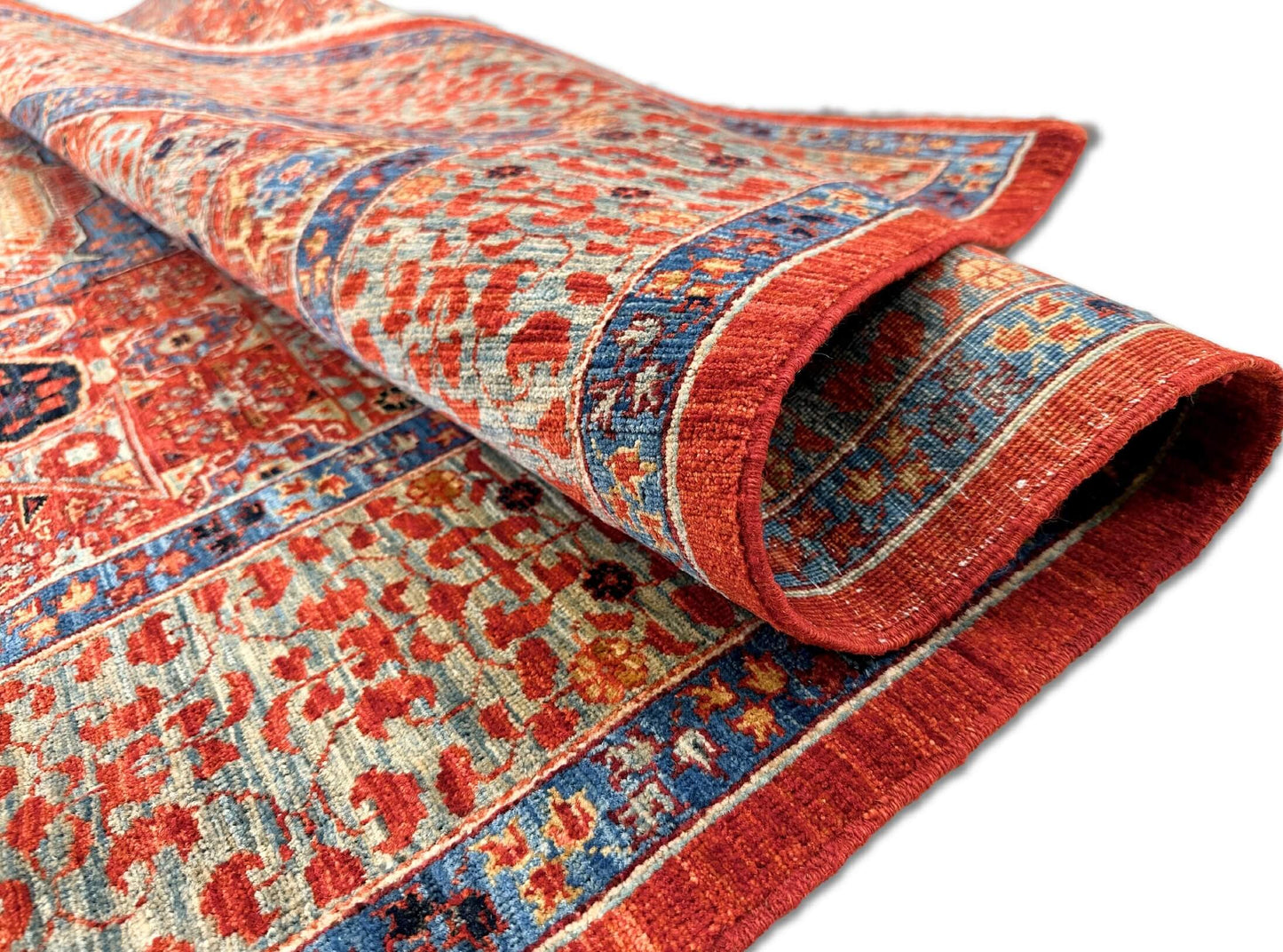 Nooristan - Mamluk (6'01"x8'09") red/teal