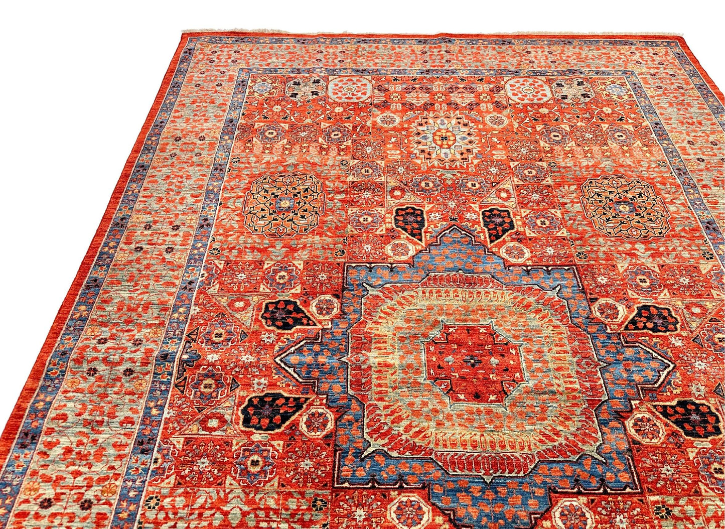 Nooristan - Mamluk (6'01"x8'09") red/teal