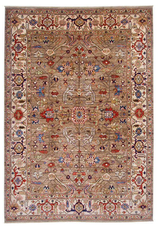 Aryana - Serapi (5'11"x8'07") natural-tan/ivory