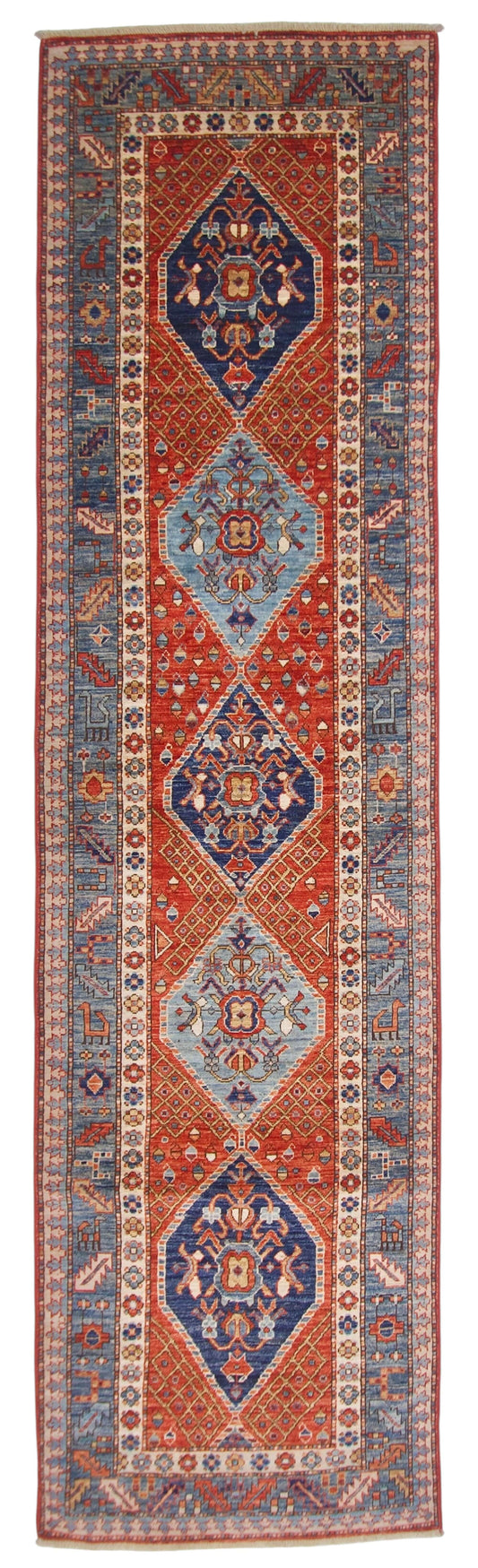 Aryana - Shirvan Revival (2'08"x10'00") red/lt.blue