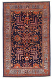 Fine Aryana - Tree of Life (4'00"x6'04") navy/gray