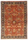 Indo-Persian - Kerman Sickle Leaf Design (6'x9') red/blue