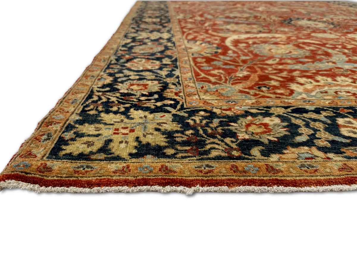 Indo-Persian - Kerman Sickle Leaf Design (6'x9') red/blue