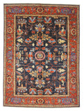 Aryana - Serapi Design (5'00"x6'10") indigo/red