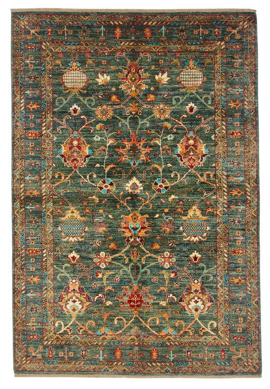 Aryana - Sultani (4'01"x6'00") green