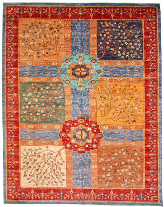 Fine Aryana - Royal Paradise Garden (9'08"x12'06") multicolor