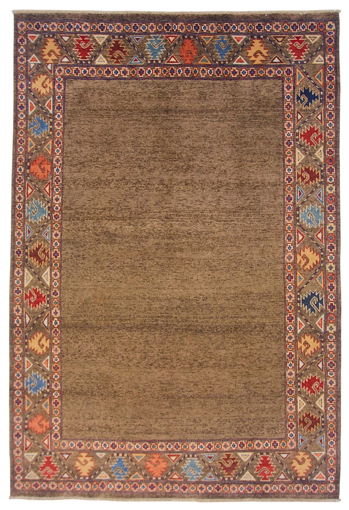Ariana - Talysh/Open Field (6'04"x9'04") brown/multicolor