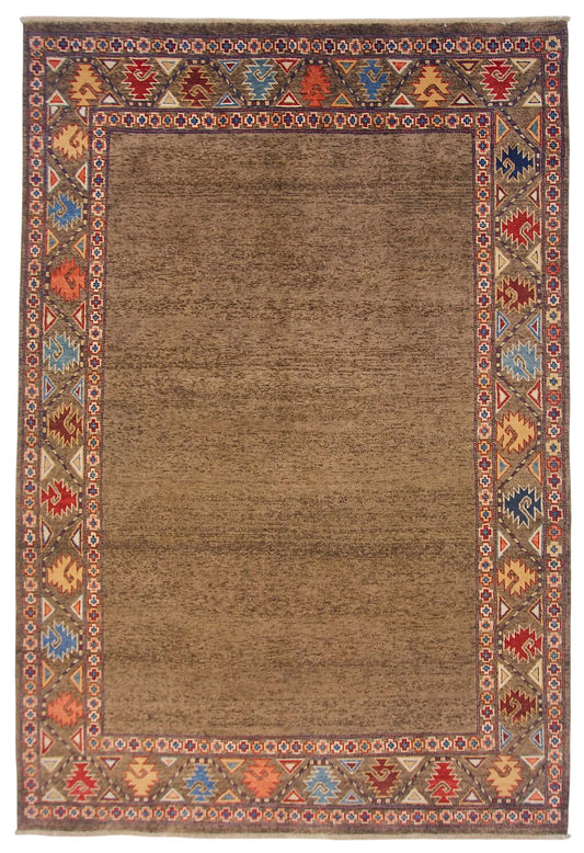 Ariana - Talysh/Open Field (6'04"x9'04") brown/multicolor