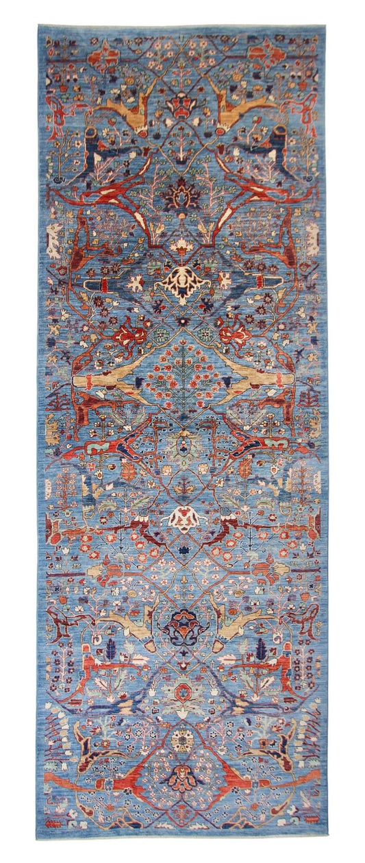 Faryab - Garus Bidjar (4'03"x11'09") lt.blue