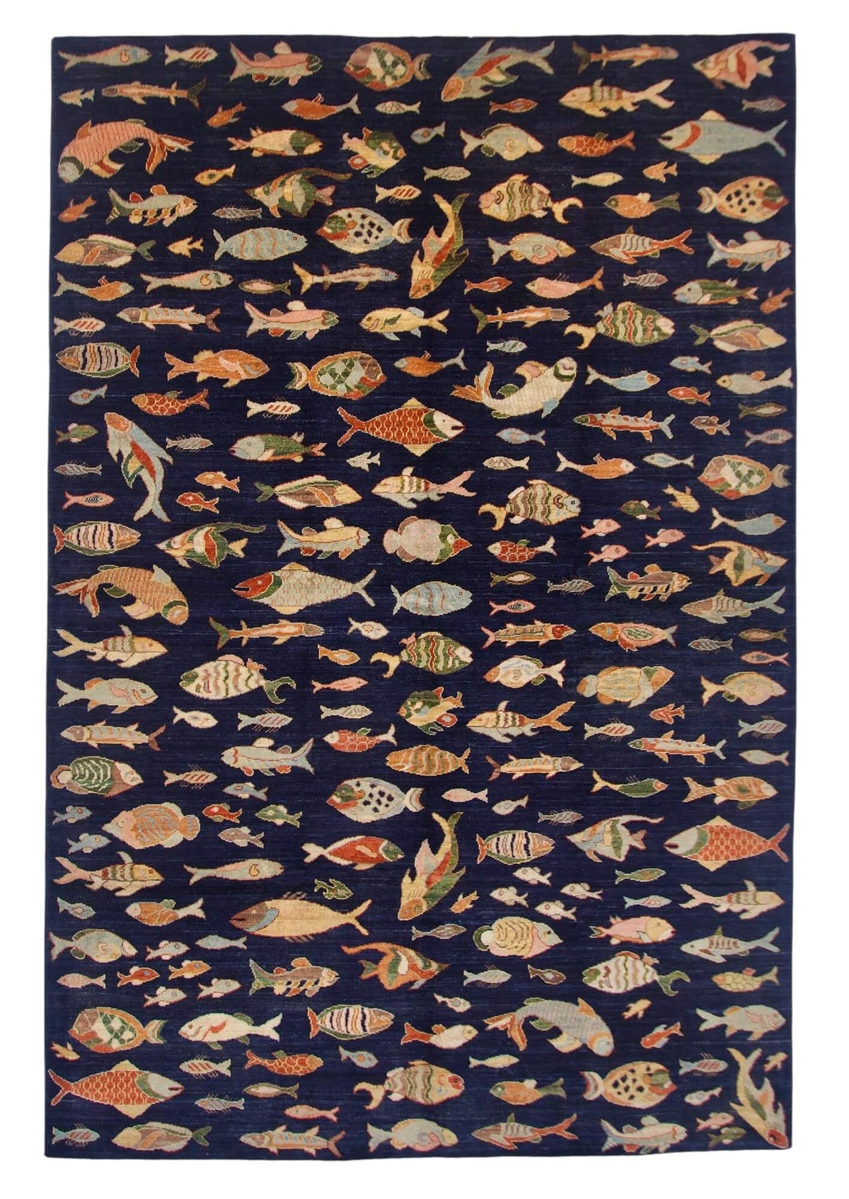 Fine Aryana - Oceanic (6'06"x9'08") navy/multicolor