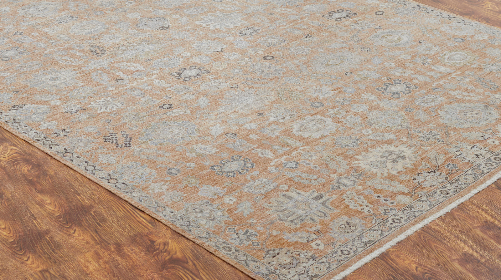Corner detail of Alfani Collection 112912 Soft Terracotta/Gray