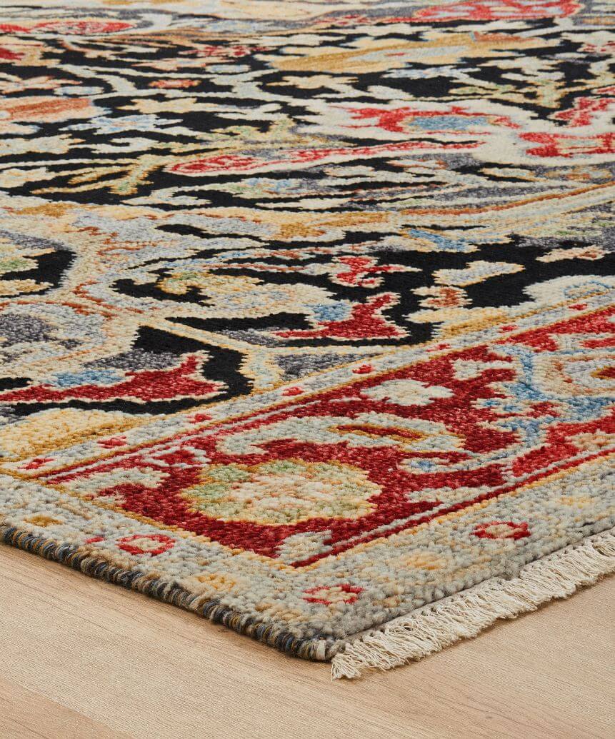 Amherst Collection - 110112 Black/Reds/Multi
