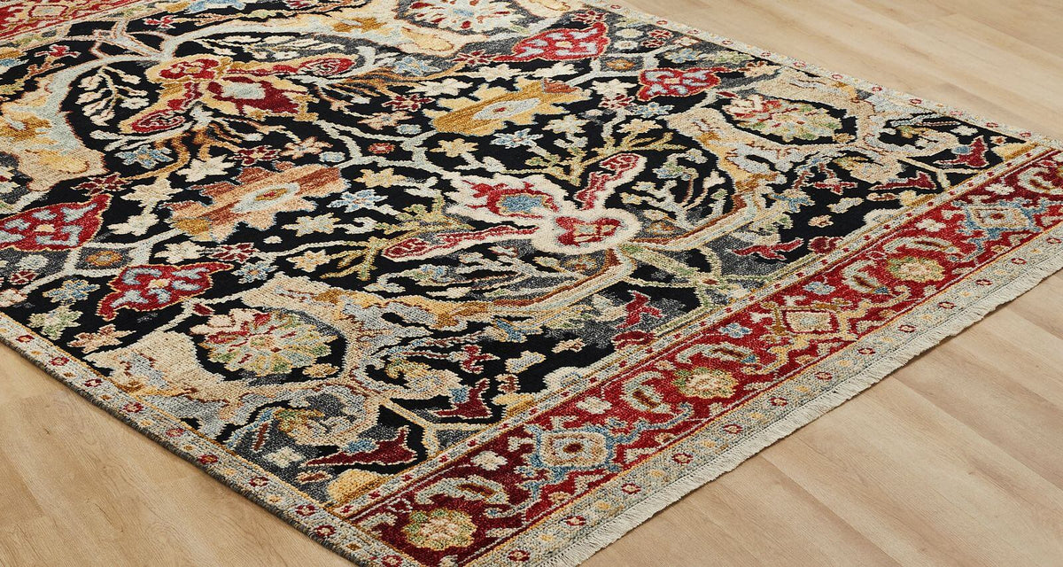 Amherst Collection - 110112 Black/Reds/Multi