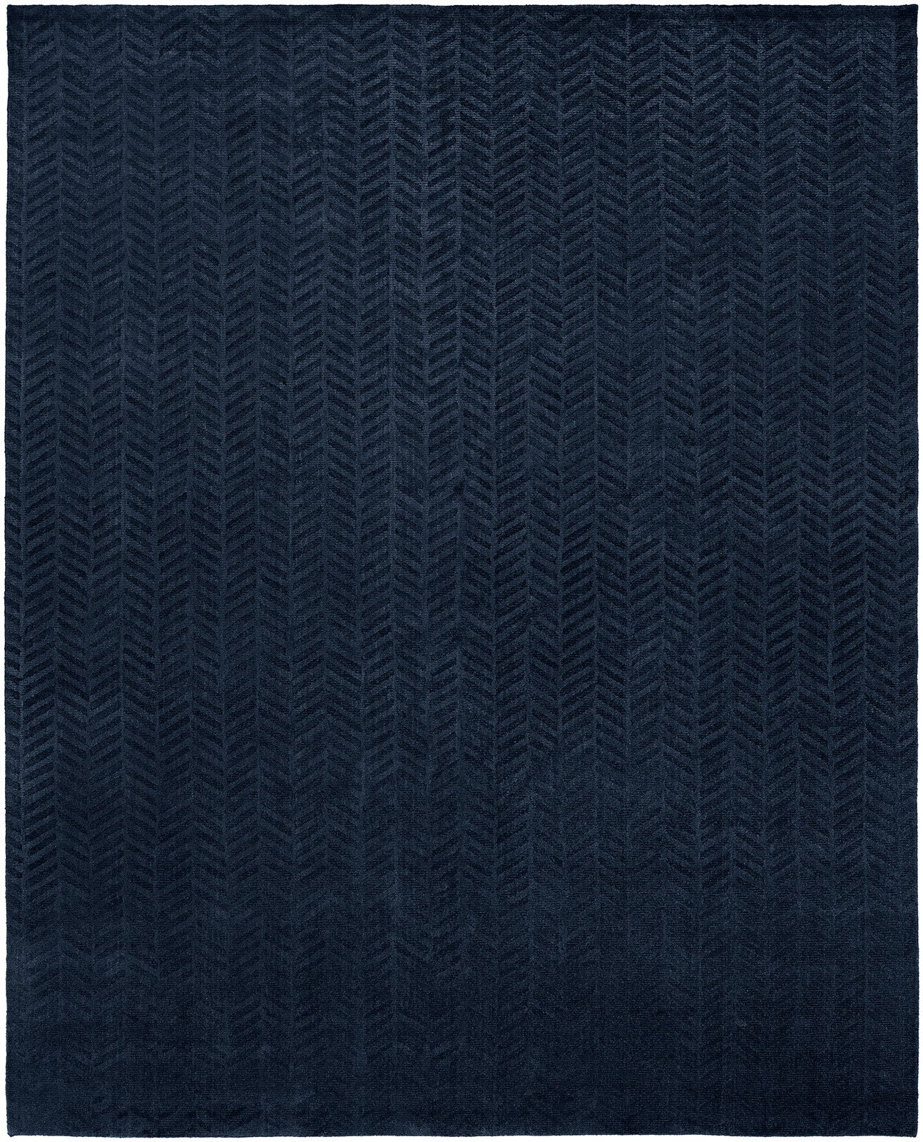 Wool & Bamboo Viscose Handloom (5x7) navy