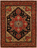 Indo-Heriz (6x9) black/red