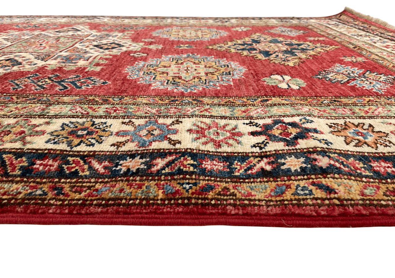 Super Kazak (3'11"x6'02") red/ivory