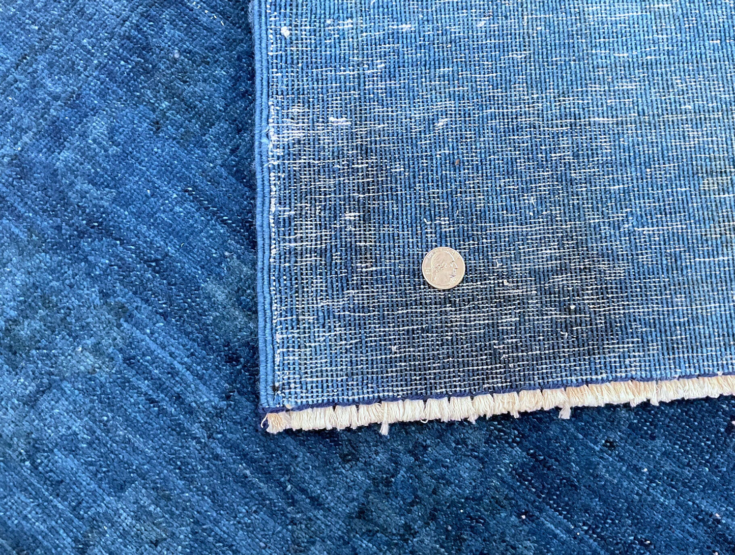 Chobi Farahan (3'02"x4'07") blue overdye